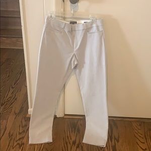 Banana Republic Sloan light grey trousers